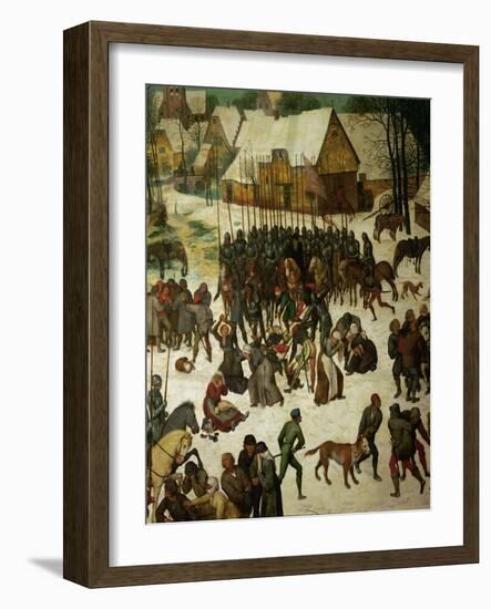 Massacre of the Innocents, Detail, 1565-Pieter Bruegel the Elder-Framed Giclee Print