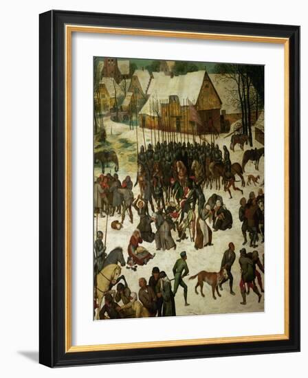 Massacre of the Innocents, Detail, 1565-Pieter Bruegel the Elder-Framed Giclee Print