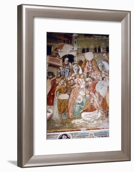 Massacre of the Innocents, Fresco in church of Santi Agostino, Siena, 1482-Matteo di Giovanni-Framed Giclee Print