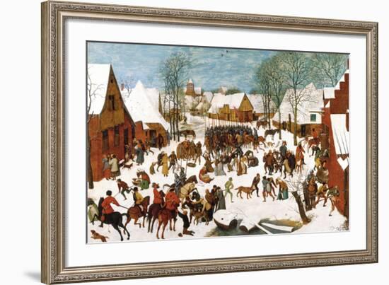 Massacre of the Innocents-Pieter Bruegel the Elder-Framed Premium Giclee Print