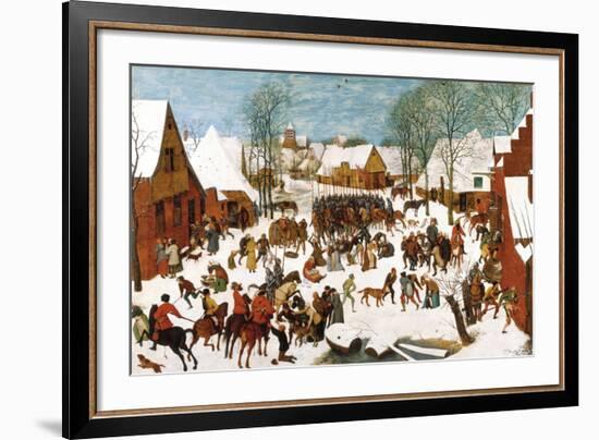 Massacre of the Innocents-Pieter Bruegel the Elder-Framed Premium Giclee Print