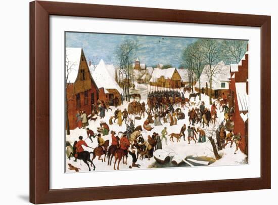 Massacre of the Innocents-Pieter Bruegel the Elder-Framed Premium Giclee Print