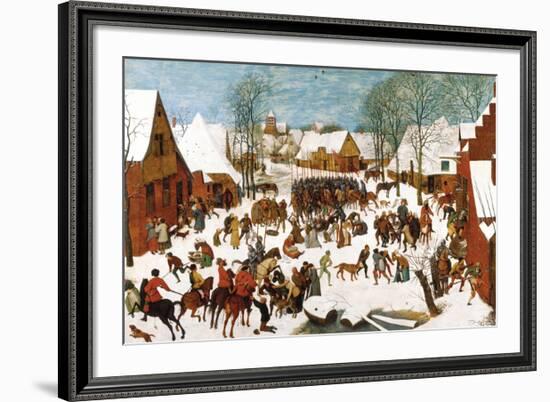 Massacre of the Innocents-Pieter Bruegel the Elder-Framed Premium Giclee Print