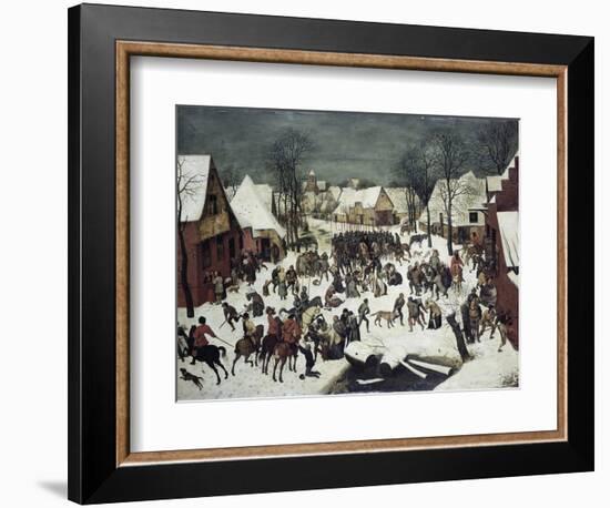 Massacre of the Innocents-Pieter Bruegel the Elder-Framed Giclee Print