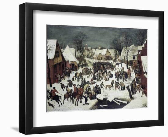 Massacre of the Innocents-Pieter Bruegel the Elder-Framed Giclee Print