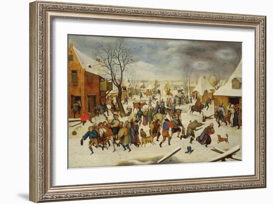 Massacre of the Innocents-Pieter Brueghel the Younger-Framed Giclee Print