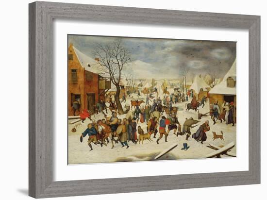 Massacre of the Innocents-Pieter Brueghel the Younger-Framed Giclee Print