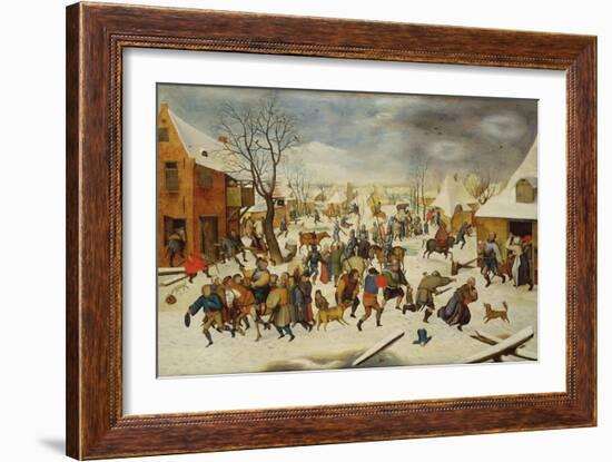 Massacre of the Innocents-Pieter Brueghel the Younger-Framed Giclee Print