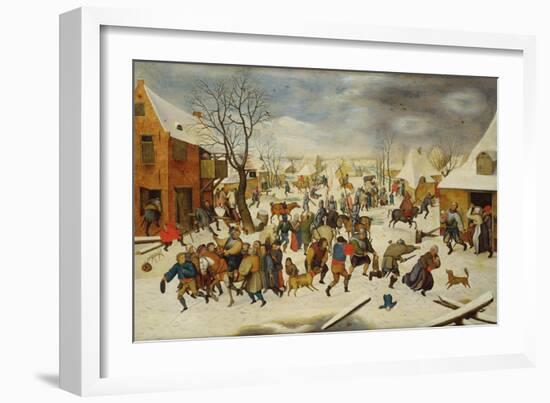 Massacre of the Innocents-Pieter Brueghel the Younger-Framed Giclee Print