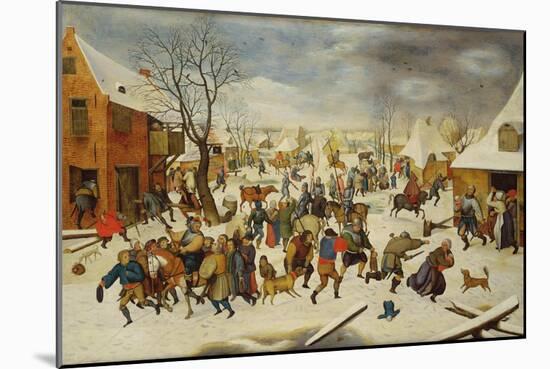 Massacre of the Innocents-Pieter Brueghel the Younger-Mounted Giclee Print