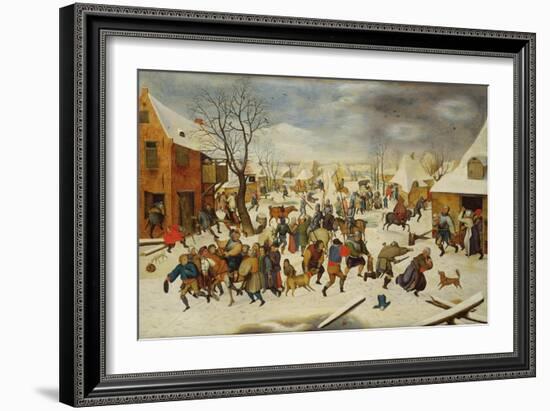 Massacre of the Innocents-Pieter Brueghel the Younger-Framed Giclee Print