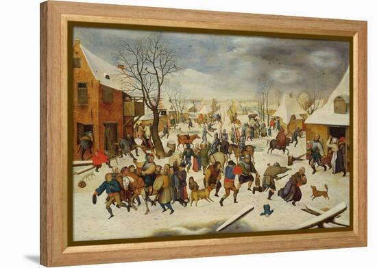 Massacre of the Innocents-Pieter Brueghel the Younger-Framed Premier Image Canvas