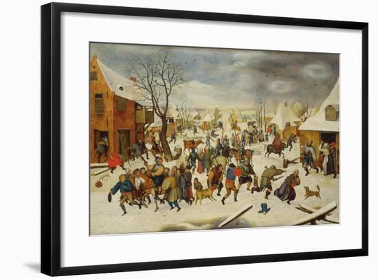 Massacre of the Innocents-Pieter Brueghel the Younger-Framed Giclee Print