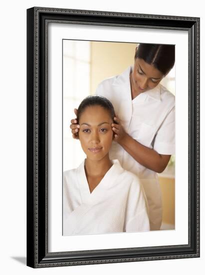 Massage-Adam Gault-Framed Photographic Print