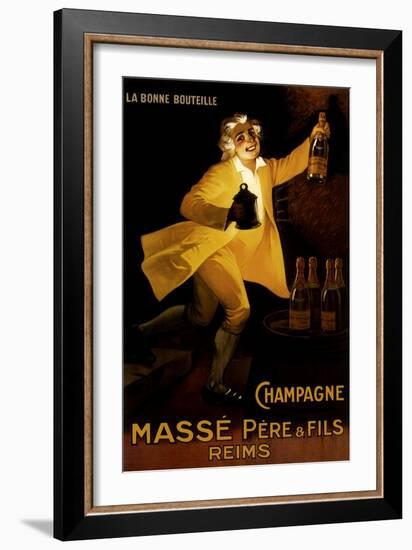 Masse Pere & Fils Champagne, c.1920-Marcellin Auzolle-Framed Giclee Print