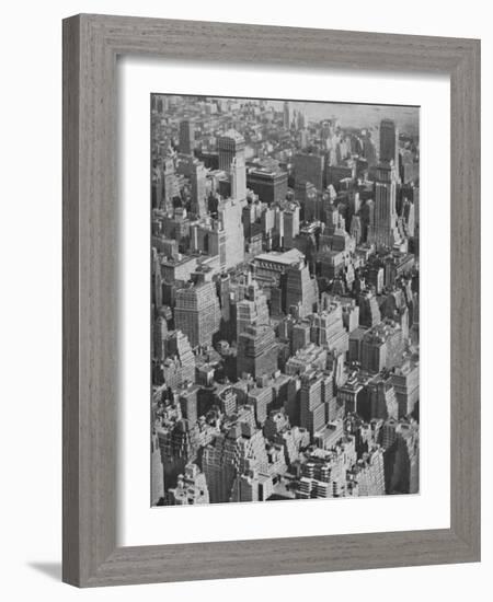 'Massed Miracles of American Achievement in Architecture', c1935-Ewing Galloway-Framed Photographic Print