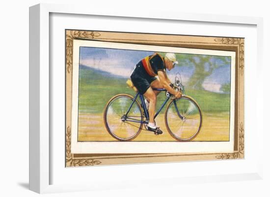 'Massed-Start Racing Position', 1939-Unknown-Framed Giclee Print