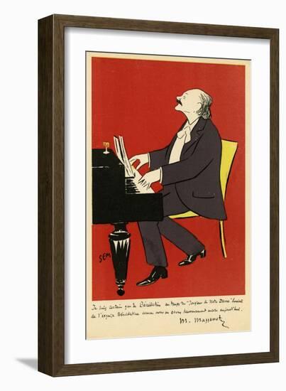 Massenet, Sem, Celebrites-null-Framed Art Print