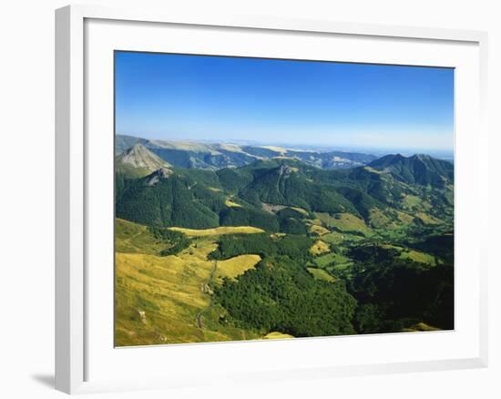 Massif Central, Auvergne Volcanoes National Park, France-David Hughes-Framed Photographic Print