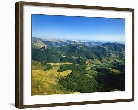 Massif Central, Auvergne Volcanoes National Park, France-David Hughes-Framed Photographic Print
