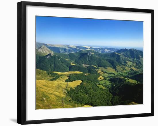 Massif Central, Auvergne Volcanoes National Park, France-David Hughes-Framed Photographic Print