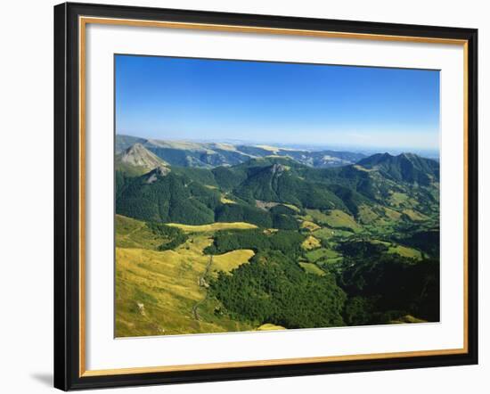 Massif Central, Auvergne Volcanoes National Park, France-David Hughes-Framed Photographic Print