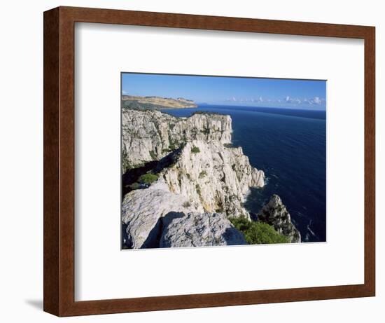 Massif Des Calanques, Bouches-Du-Rhone, Provence, France, Mediterranean-Bruno Morandi-Framed Photographic Print