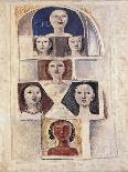 The Painter (With a Model)-Massimo Campigli-Giclee Print