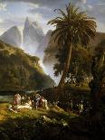 Landscape with Palm, Detail from the Death of Count De Josselin Di Montmorency, 1825-Massimo D'Azeglio-Premium Giclee Print