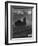 Massive Otis Steel Mill Surrounded by Tanker Cars on Railroad Track on a Cloudy Day-Margaret Bourke-White-Framed Premium Photographic Print