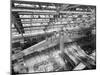 Massive Wing of a B-19 Bomber under Construction in a During World War 2 in 1941-null-Mounted Photo