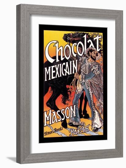 Masson: Chocolat Mexicain-Eugene Grasset-Framed Art Print