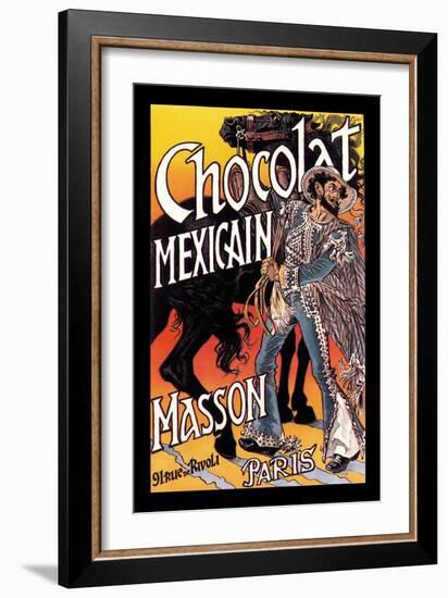 Masson: Chocolat Mexicain-Eugene Grasset-Framed Art Print