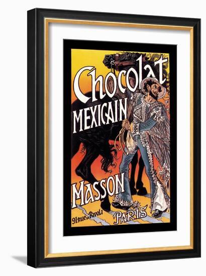 Masson: Chocolat Mexicain-Eugene Grasset-Framed Art Print