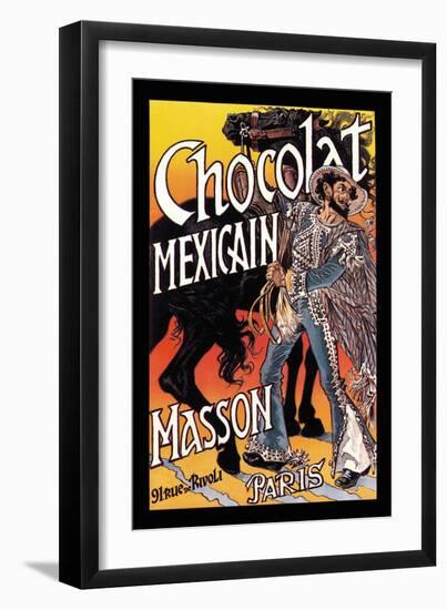 Masson: Chocolat Mexicain-Eugene Grasset-Framed Art Print