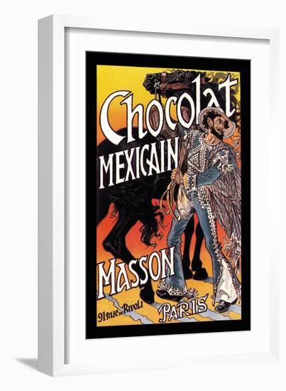 Masson: Chocolat Mexicain-Eugene Grasset-Framed Art Print