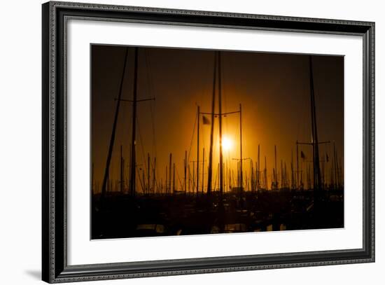 Mast Sunset-Chris Moyer-Framed Photographic Print