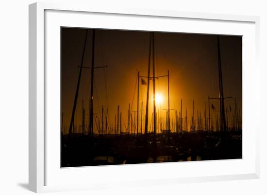 Mast Sunset-Chris Moyer-Framed Photographic Print