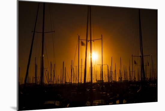 Mast Sunset-Chris Moyer-Mounted Photographic Print