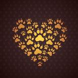 Heart of the Dog Traces.-MastakA-Art Print