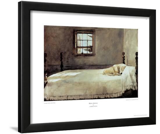 Master Bedroom Framed Art Print by Andrew Wyeth | Art.com