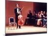 Master Cellist Yo-Yo Ma with Stradivarius Cello Receiving Applause after performing "Cello Suites"-Ted Thai-Mounted Premium Photographic Print