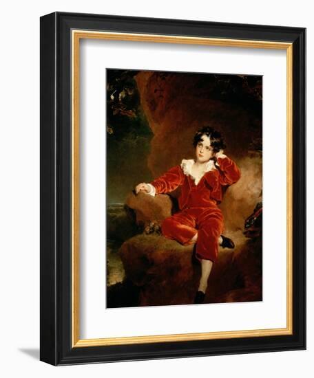 Master Charles William Lambton, 1825-Thomas Lawrence-Framed Giclee Print