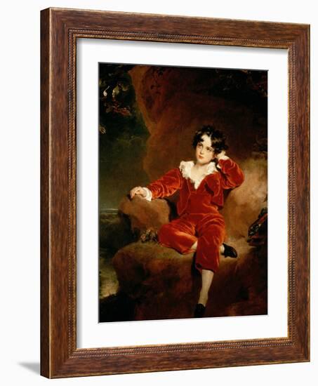 Master Charles William Lambton, 1825-Thomas Lawrence-Framed Giclee Print