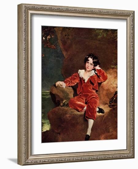 Master Charles William Lambton, 1825-Thomas Lawrence-Framed Giclee Print