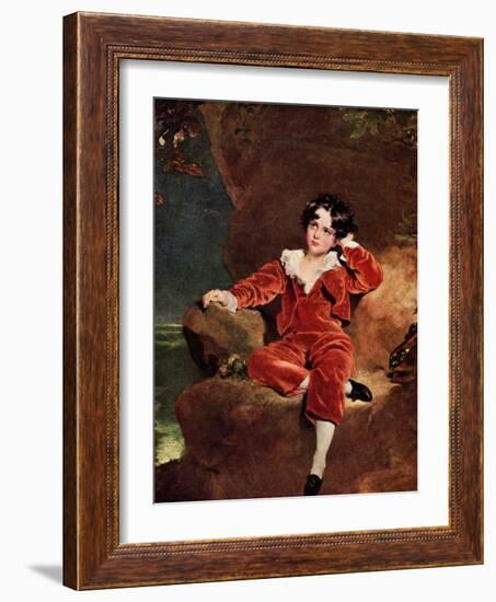 Master Charles William Lambton, 1825-Thomas Lawrence-Framed Giclee Print