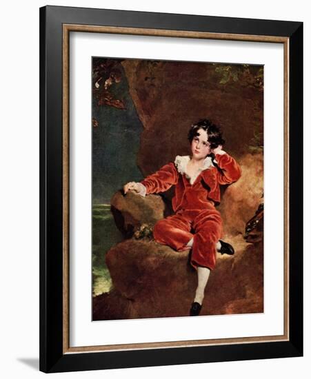 Master Charles William Lambton, 1825-Thomas Lawrence-Framed Giclee Print