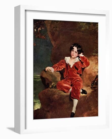 Master Charles William Lambton, 1825-Thomas Lawrence-Framed Giclee Print