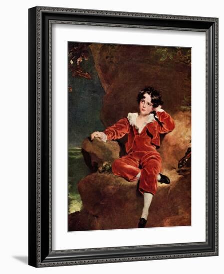 Master Charles William Lambton, 1825-Thomas Lawrence-Framed Giclee Print