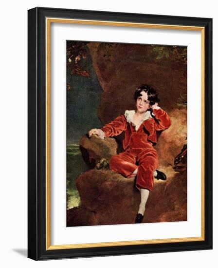 Master Charles William Lambton, 1825-Thomas Lawrence-Framed Giclee Print